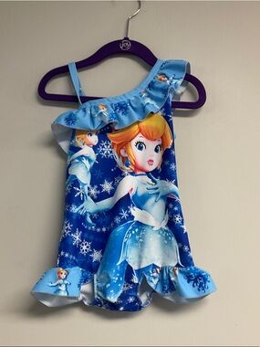 Disney Kids One-Piece Swim Suit Blue